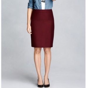 Eggplant J. Crew No. 2 Pencil Skirt